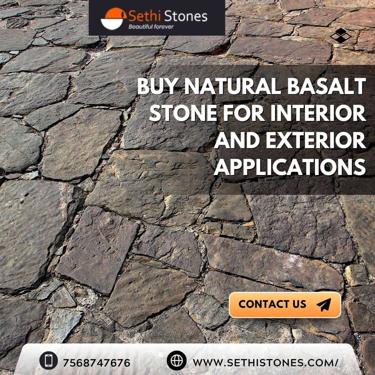 Jaipur, Farm/Garden, Buy Natural Basalt Stone For Interior And Exterior Applications