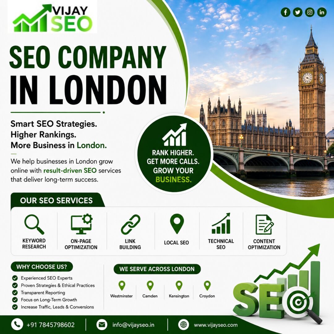 London, Web Design & Development, Leading SEO Company In London For Organic Growth