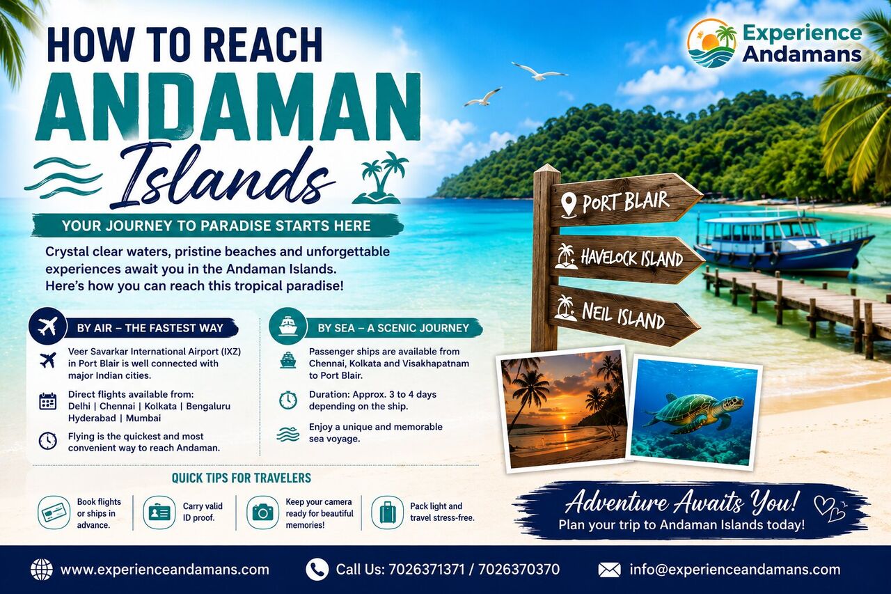 Mumbai, Travel, How To Reach Andaman Islands For A Dream Vacation