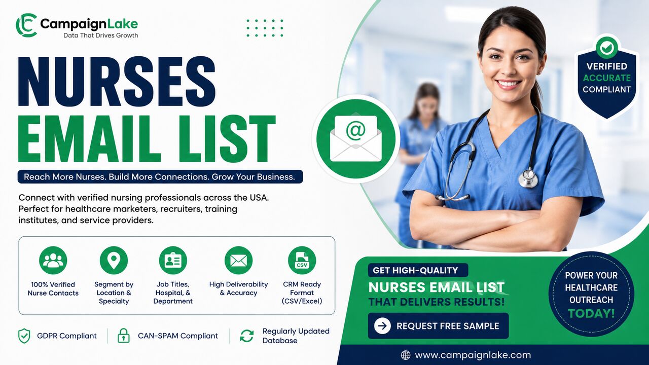 Los Angeles, Business, Nurses Email List | Verified Nursing Professionals Database For B2B Marketing