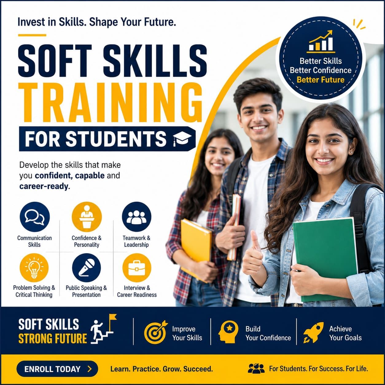 Gurgaon, Business, Soft Skills Training For Students | Improve Communication & Confidence