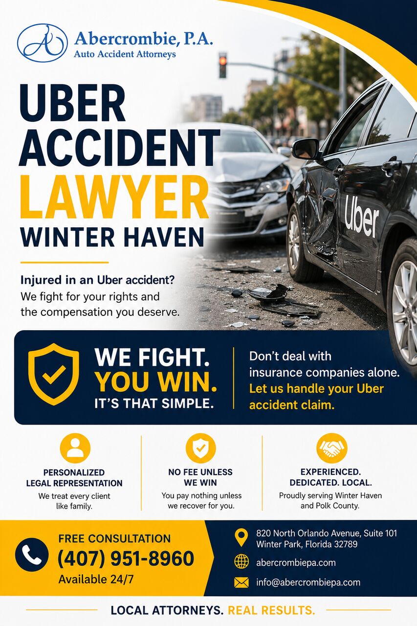 New York, Legal, Get Legal Help From An Uber Accident Lawyer Winter Haven