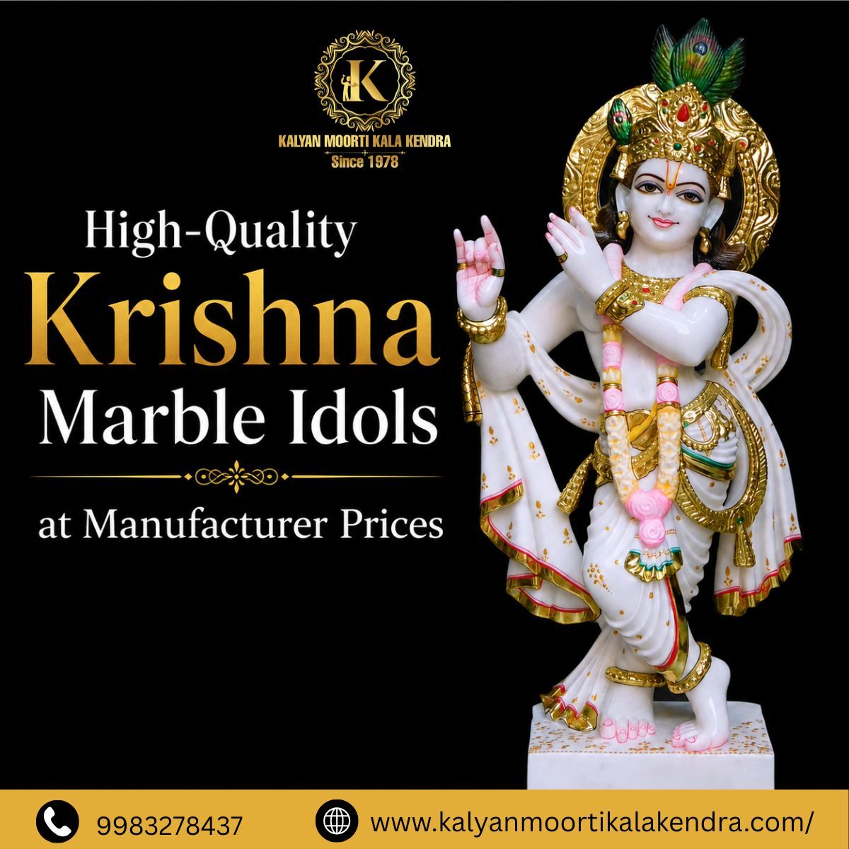 Jaipur, Household Items, INR 50000,  High-Quality Krishna Marble Idols At Manufacturer Prices