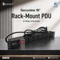 QAR 65,  Secuview 19&Prime; Rack-Mount PDU| 6-Way Universal | High-Efficiency Power Distribution.