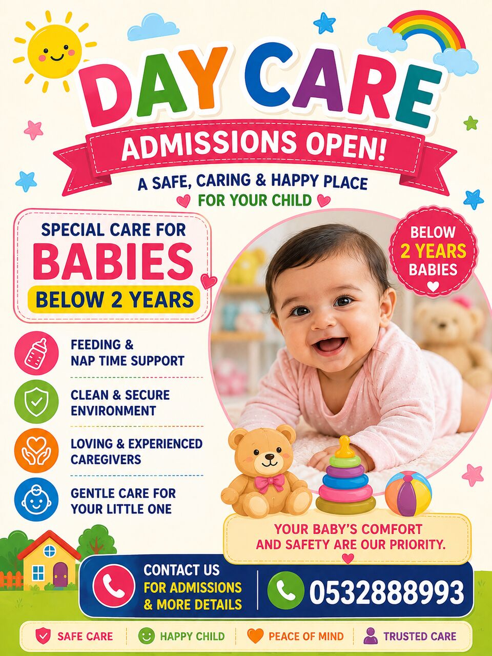 Al Itisalat, Daycare, Daycare