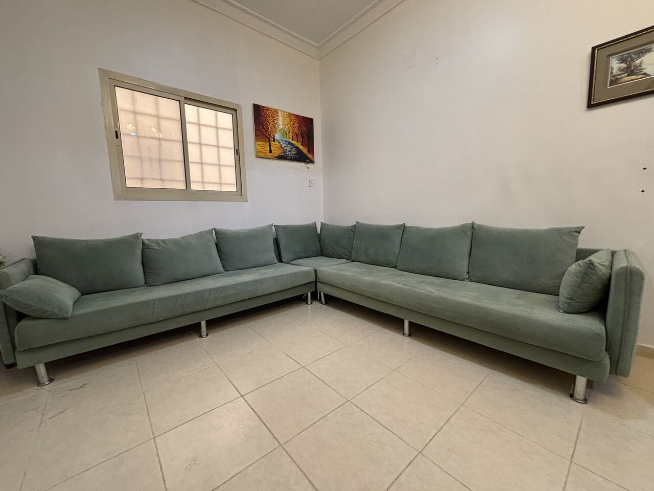 Riyadh, Furniture, SAR 700,  Modern L-Shaped Sofa &ndash; SAR 700