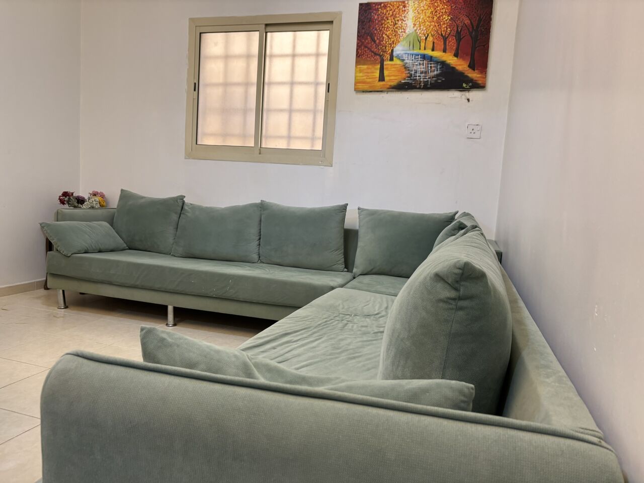 Riyadh, Furniture, SAR 700,  Modern L-Shaped Sofa &ndash; SAR 700