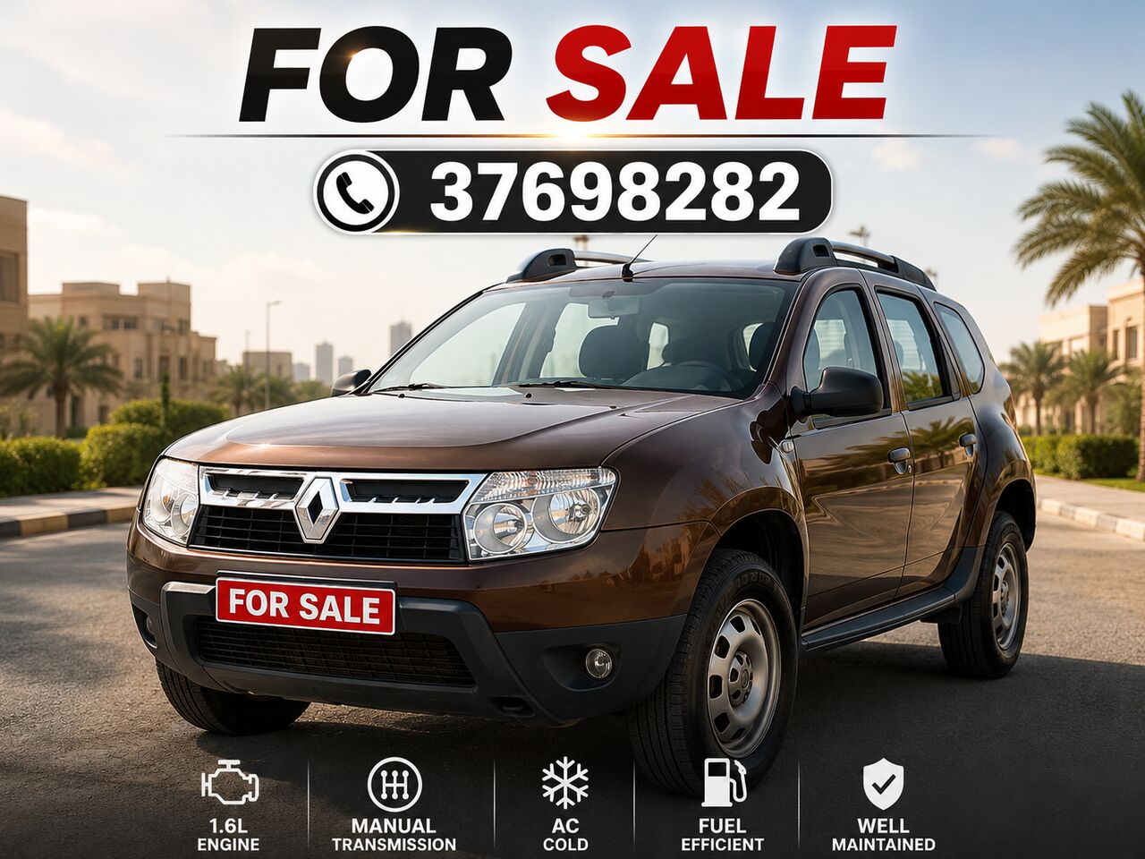Al Dair, Vehicles, Cars & Trucks , BHD 950,  Renault Duster,  2013,  Automatic,  138000 KM,   Car For Sale