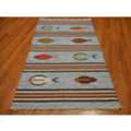 USD 195,  Handmade Fish Rug | 3x5 Turkish Oushak Rugs Wool Area Rug