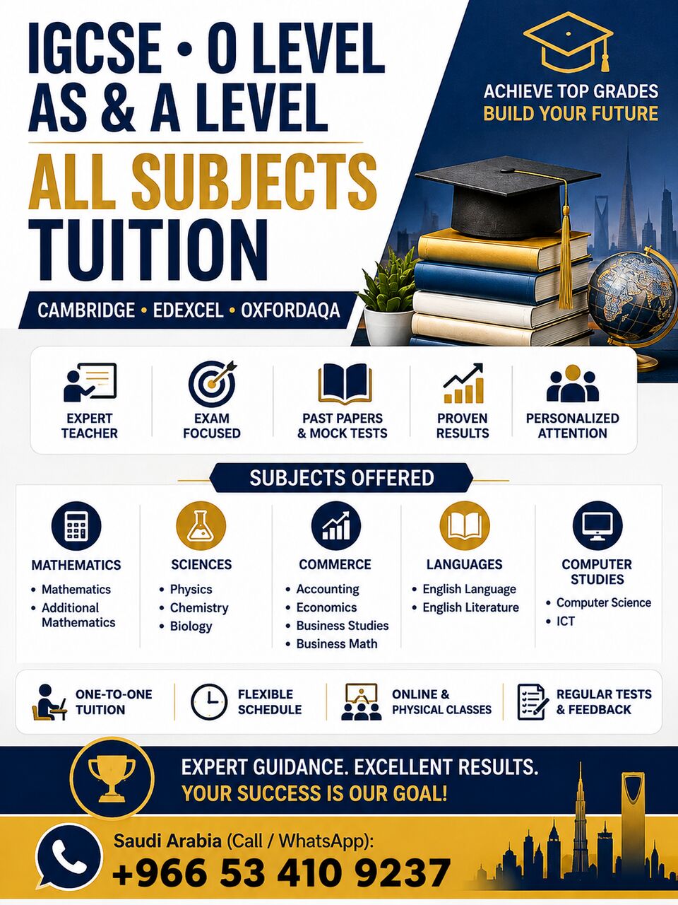 Khobar, Lessons Wanted, IGCSE &bull; O Level &bull; AS & A Level Expert Tuition | Cambridge &bull; Edexcel