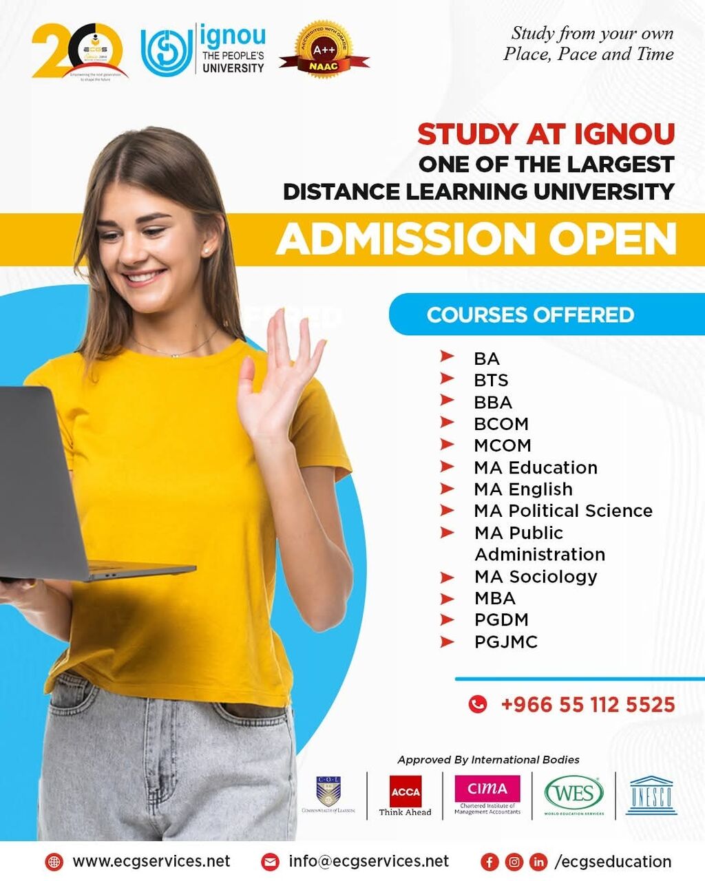 Jeddah, Education, IGNOU Bachelor & Master Admission Open For July 2026 Session