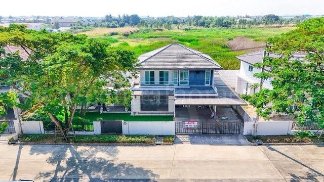 Bangkok, Real Estate For Sale, THB 11750000,  5 BR,  129 Sq. Feet,  Special Price For Single House, Manthana Wongwaen - Bang Bon, Lake View, Largest Type In