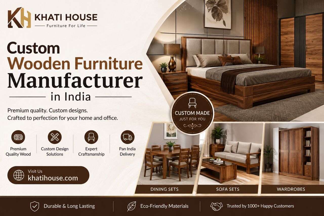 Jaipur, Interior Design, Custom Wooden Furniture Manufacturer In India