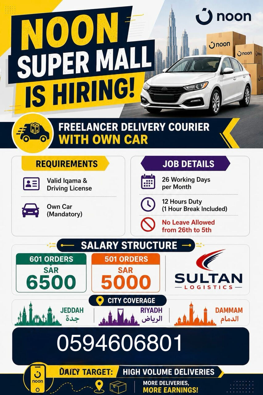 Al Marwah, Jobs, Noon Super Mall
