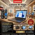 BHD 128,  Lenovo X1 Yoga Core I7 Touch 2 In 1 Laptop + Tablet With Pen 16GB RAM 14" FHD Touch Screen