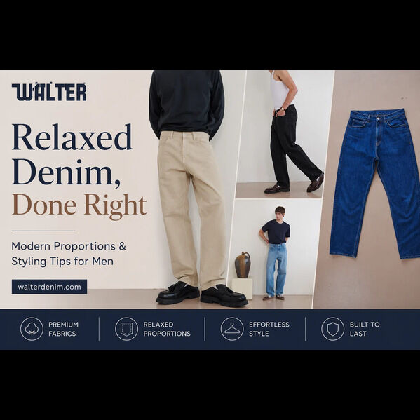 New York, Clothing & Accessories, USD 84,  Relaxed Fit Jeans | Smarter Modern Denim Styling