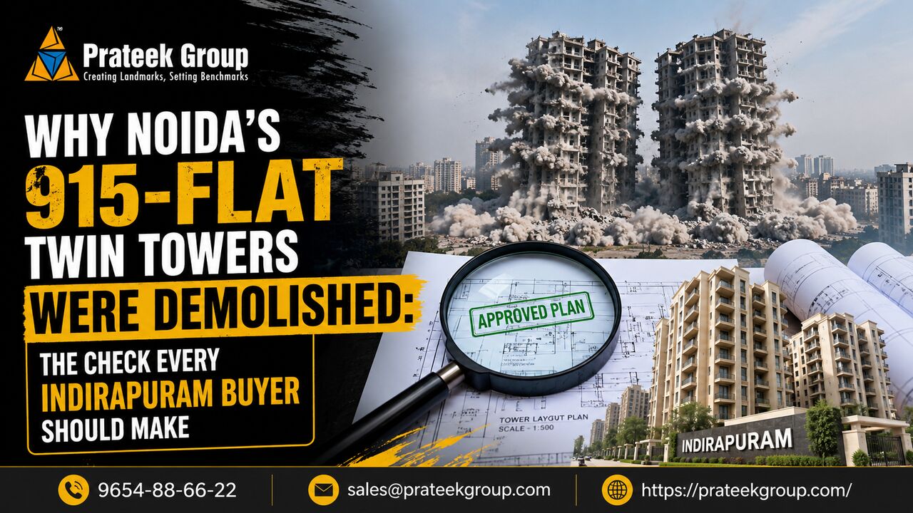 Noida, Real Estate, Why Noida&rsquo;s 915-flat Twin Towers Were Demolished: The Check Every Indirapuram Buyer Should