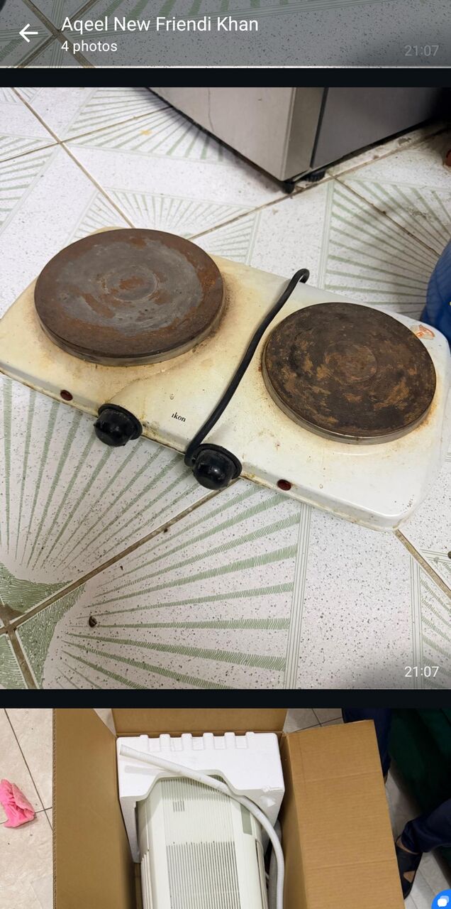 Jubail, Air Conditioners, SAR 850,  AC / Electric Stove  / Small Gas Cylinder /  Ceiling Fan
