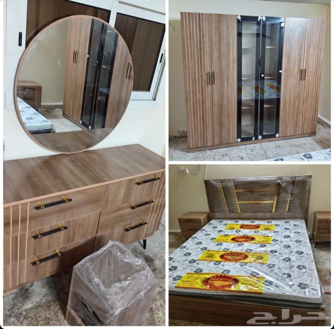 Al Malqa, Furniture, SAR 111,  New Bedroom Set Sale Online Home Devlree