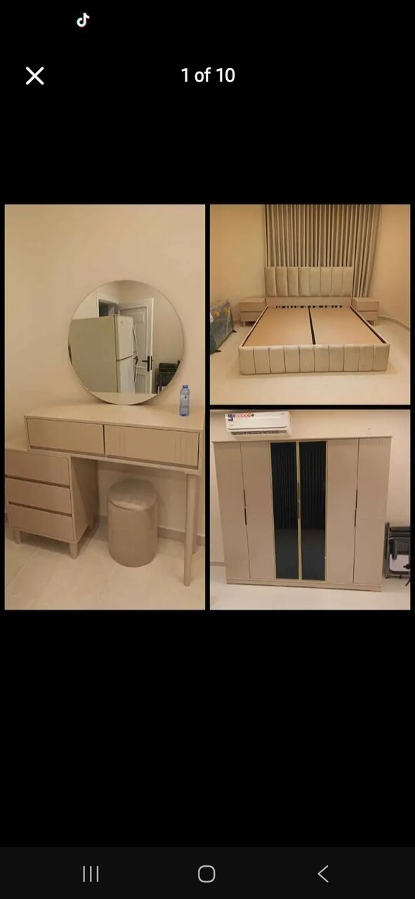 Al Malqa, Furniture, SAR 111,  New Bedroom Set Sale Online Home Devlree