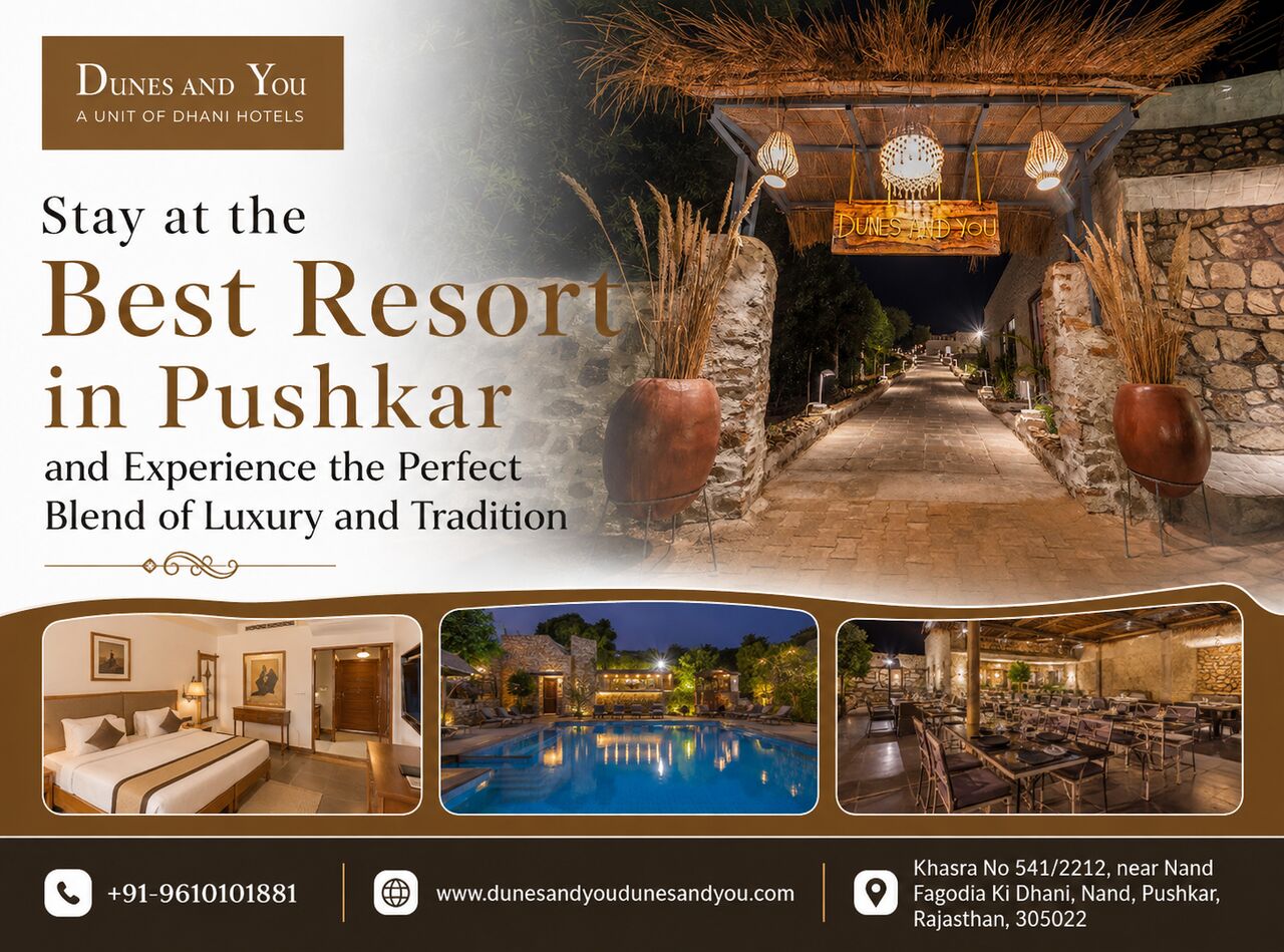 Jaipur, Restaurants, Stay At The Best Resort In Pushkar And Experience The Perfect Blend Of Luxury And Traditio