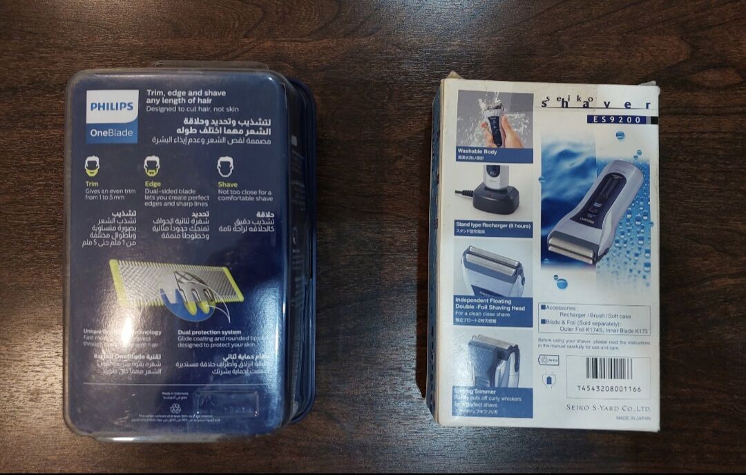 Busaiteen, Household Items, BHD 42,  Philips OneBlade Shaver & Trimmer & SEIKO SHAVER ES9200