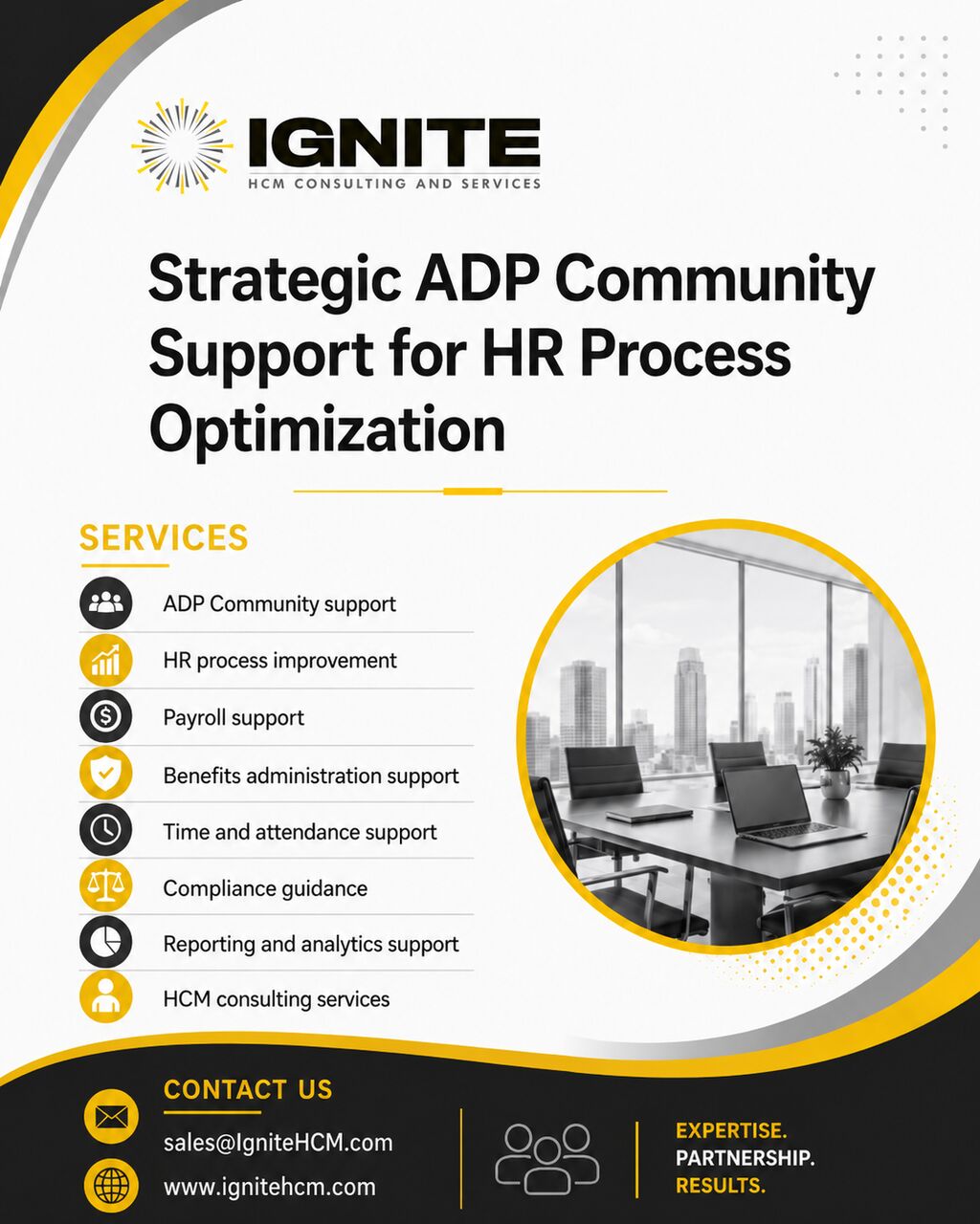 New York, Financial, Strategic ADP Community Support For HR Process Optimization
