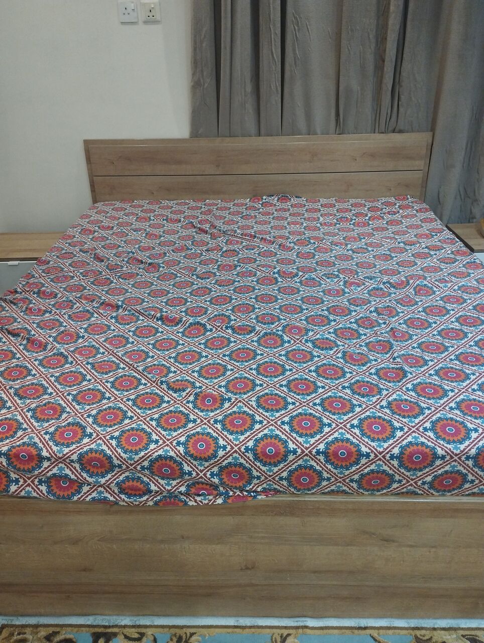 Riyadh, Furniture, SAR 360,  King Size Bed & 2 Side Tables