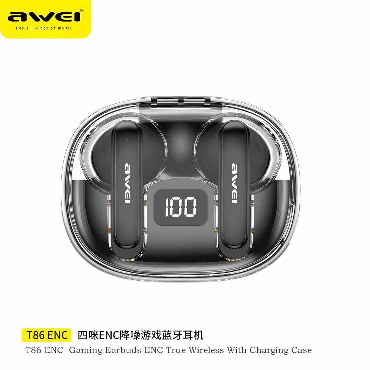 Manama, Mobile Phones, BHD 8,  Awei T86 ENC Noise Canceling Gaming Earbud Set