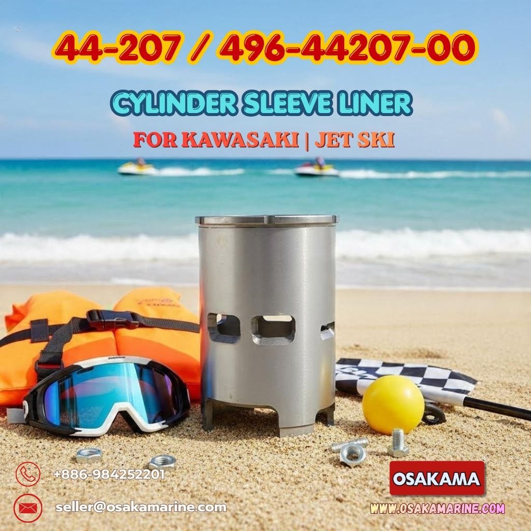 Stockholm, Auto Parts, SEK 99999,  44-207 / 496-44207-00 Cylinder Sleeve Liner For  Kawasaki Jet Ski