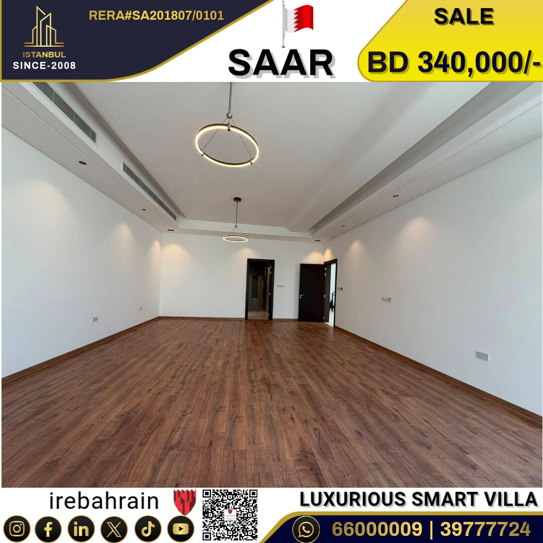 Saar, Real Estate For Sale, BHD 340000,  6 BR,  High Luxurious Smart Home For Sale In Saar