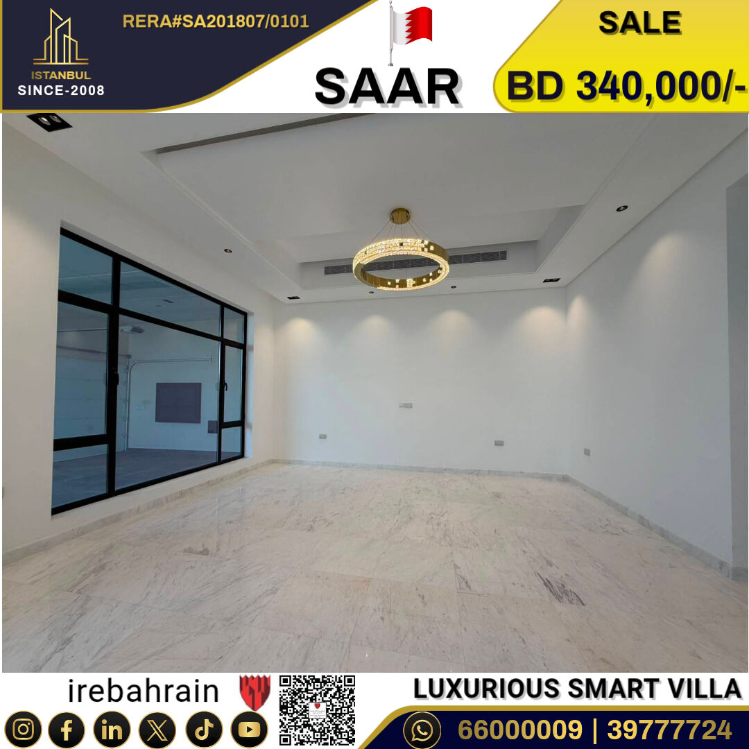 Saar, Real Estate For Sale, BHD 340000,  6 BR,  High Luxurious Smart Home For Sale In Saar