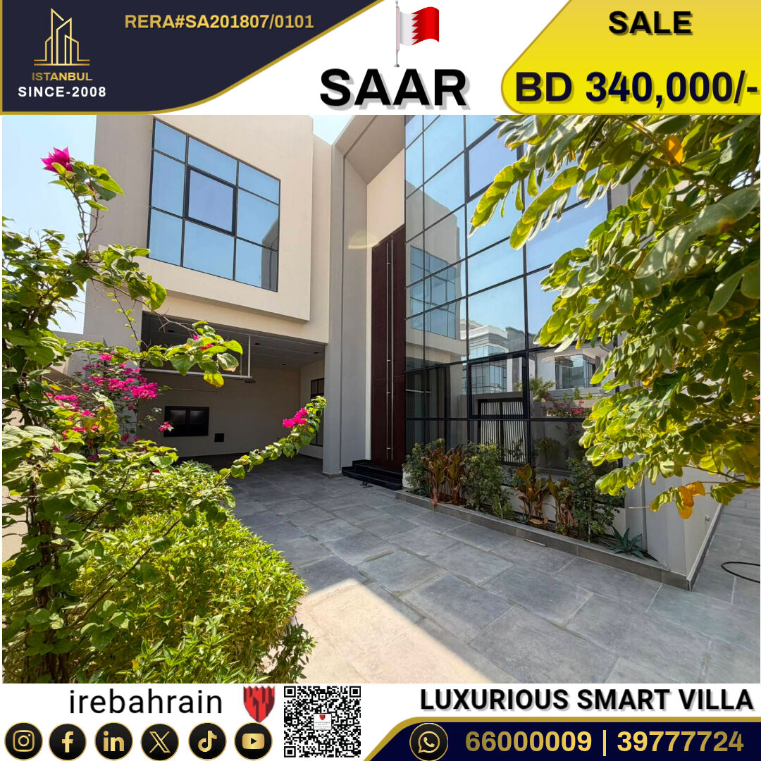 Saar, Real Estate For Sale, BHD 340000,  6 BR,  High Luxurious Smart Home For Sale In Saar