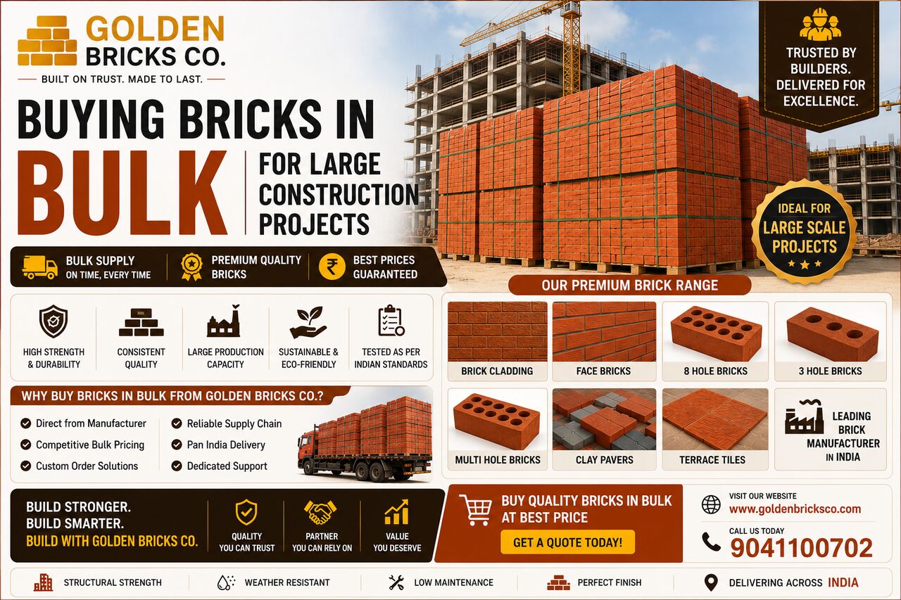 Mumbai, Construction, Golden Bricks Co. &ndash; Premium Brick Cladding & Tile Manufacturer (Ambala, India)