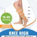 USD 14,  SNUG360 15-20 MmHg Knee High Compression Socks - All-Day Leg Support & Comfort
