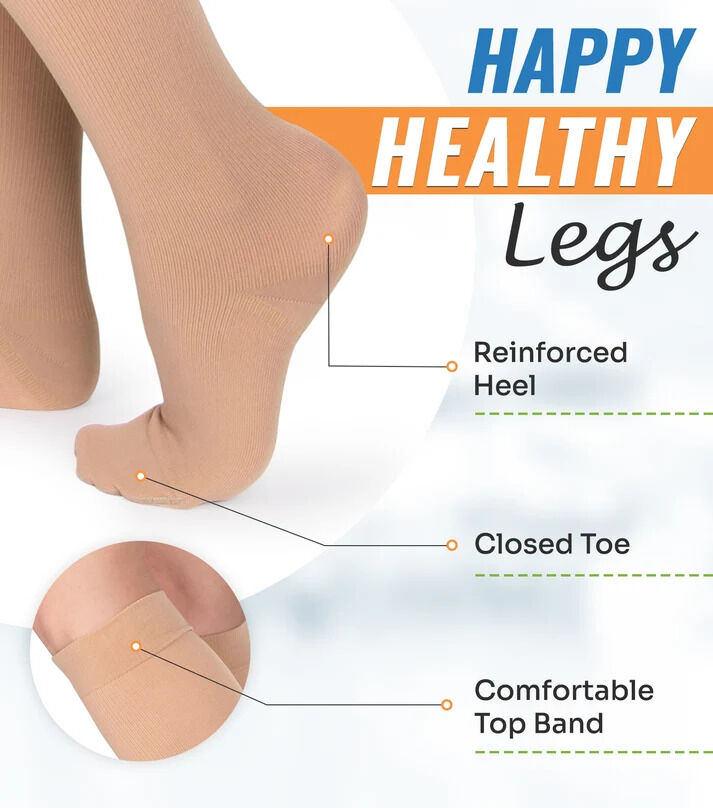Los Angeles, Health & Beauty Items, USD 14,  SNUG360 15-20 MmHg Knee High Compression Socks - All-Day Leg Support & Comfort