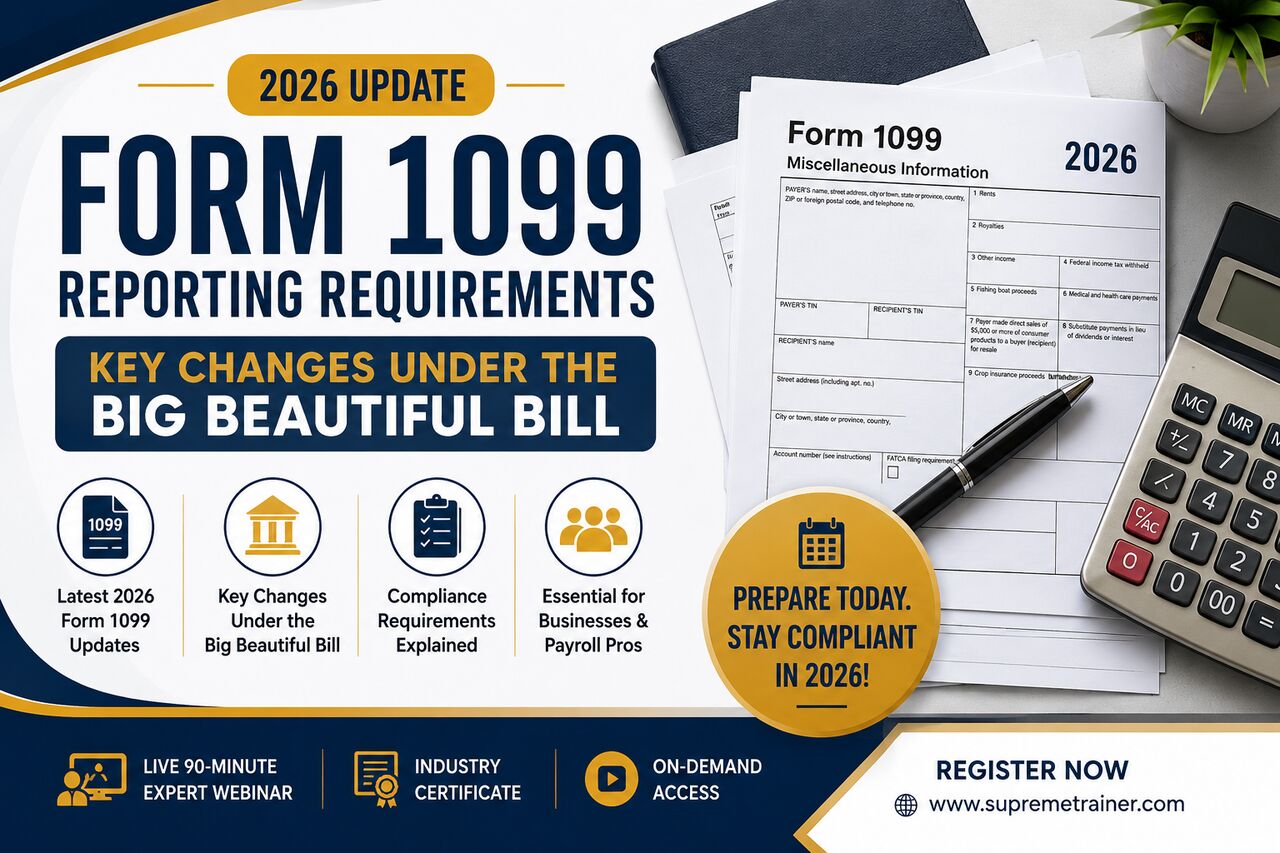 New York, Education, Form 1099 Reporting Requirements 2026: Key Changes & Compliance Updates