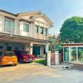 THB 60000,  87 Sq. Feet,  2-storey Detached House For Rent, 87 Sq M., 6 Bedrooms, Manthana Lake Watcharapol