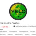 GBP 5,  Buy VELO Pouches UK &ndash; Premium Nicotine Pouches At Vapeaah