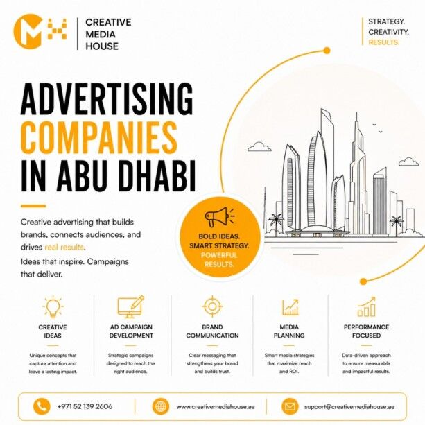 Abu Dhabi, Marketing, Advertising Companies In Abu Dhabi | Creative Media House