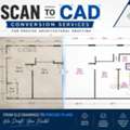 Scan To CAD Conversion Services For Precise Architectural Drafting