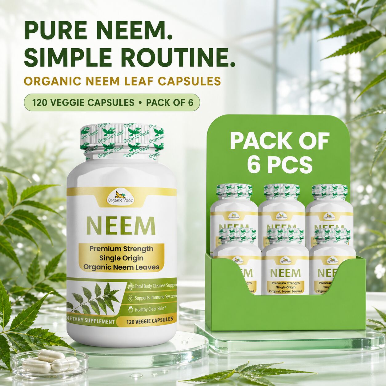Austin, Health & Beauty Items, USD 83,  Wholesale Organic Neem Capsules For Private Label Brands | Wholistic Zone