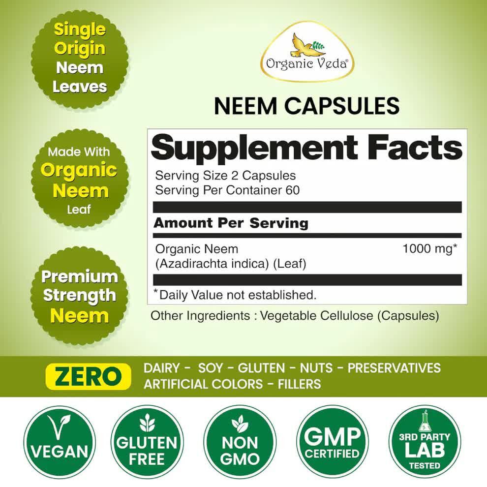 Austin, Health & Beauty Items, USD 83,  Wholesale Organic Neem Capsules For Private Label Brands | Wholistic Zone