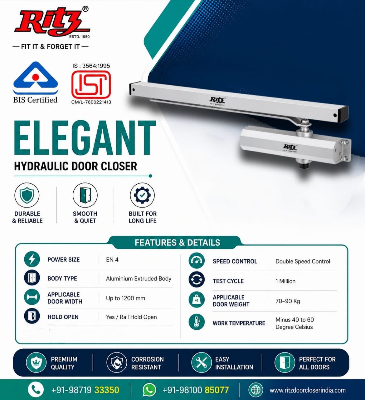 Mumbai, Heavy Equipment, Hydraulic Door Closer Price