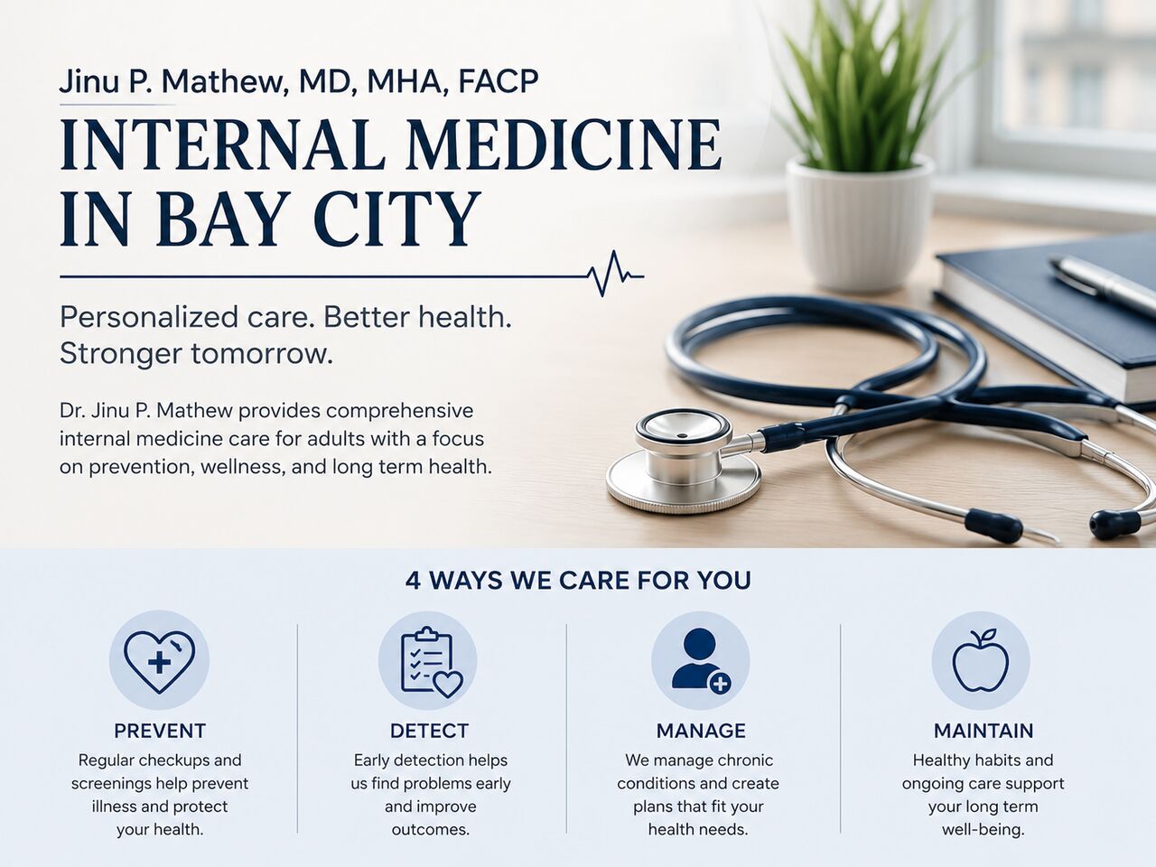 New York, Health, Primary Care Practice Bay City | Jinu P. Mathew