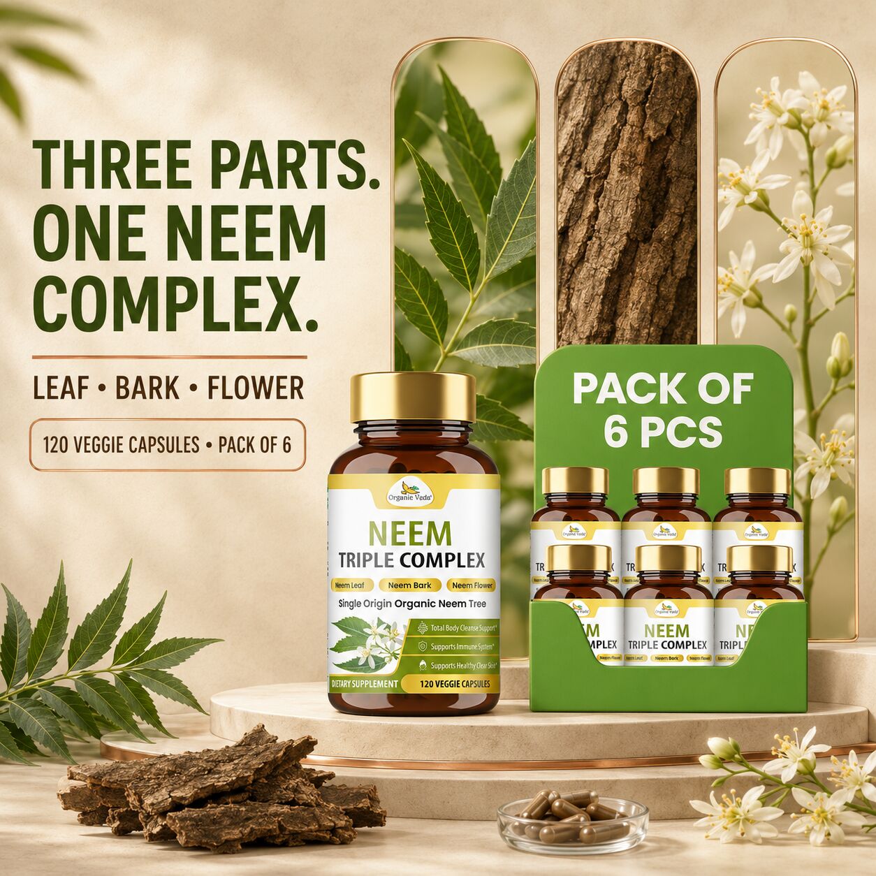 Austin, Health & Beauty Items, USD 121,  Wholesale Neem Triple Complex Capsules For Herbal Brands