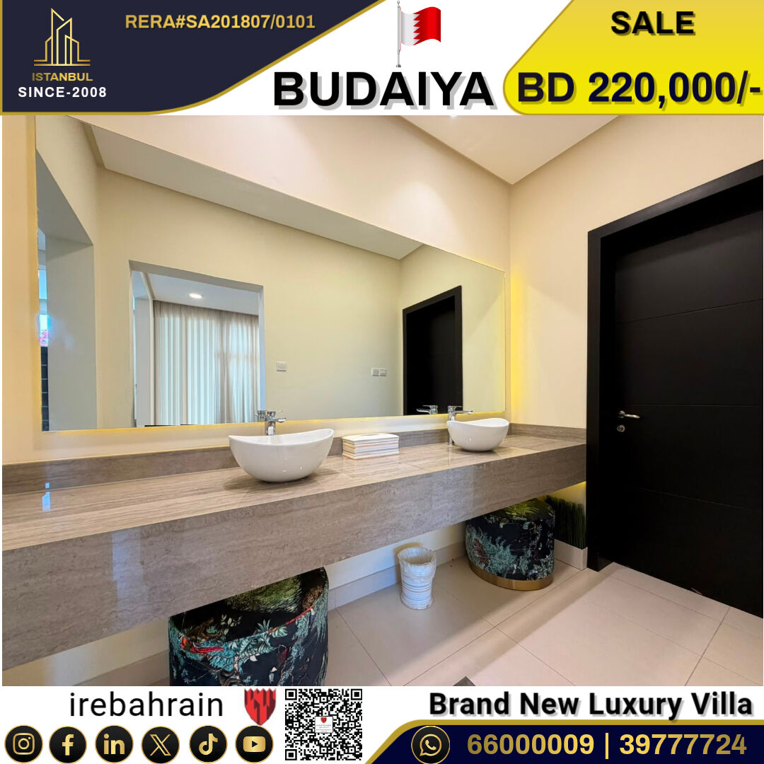 Budaiya, Real Estate For Sale, BHD 220000,  5 BR,  Prestigious Elegant Villa For Sale In Budaiya