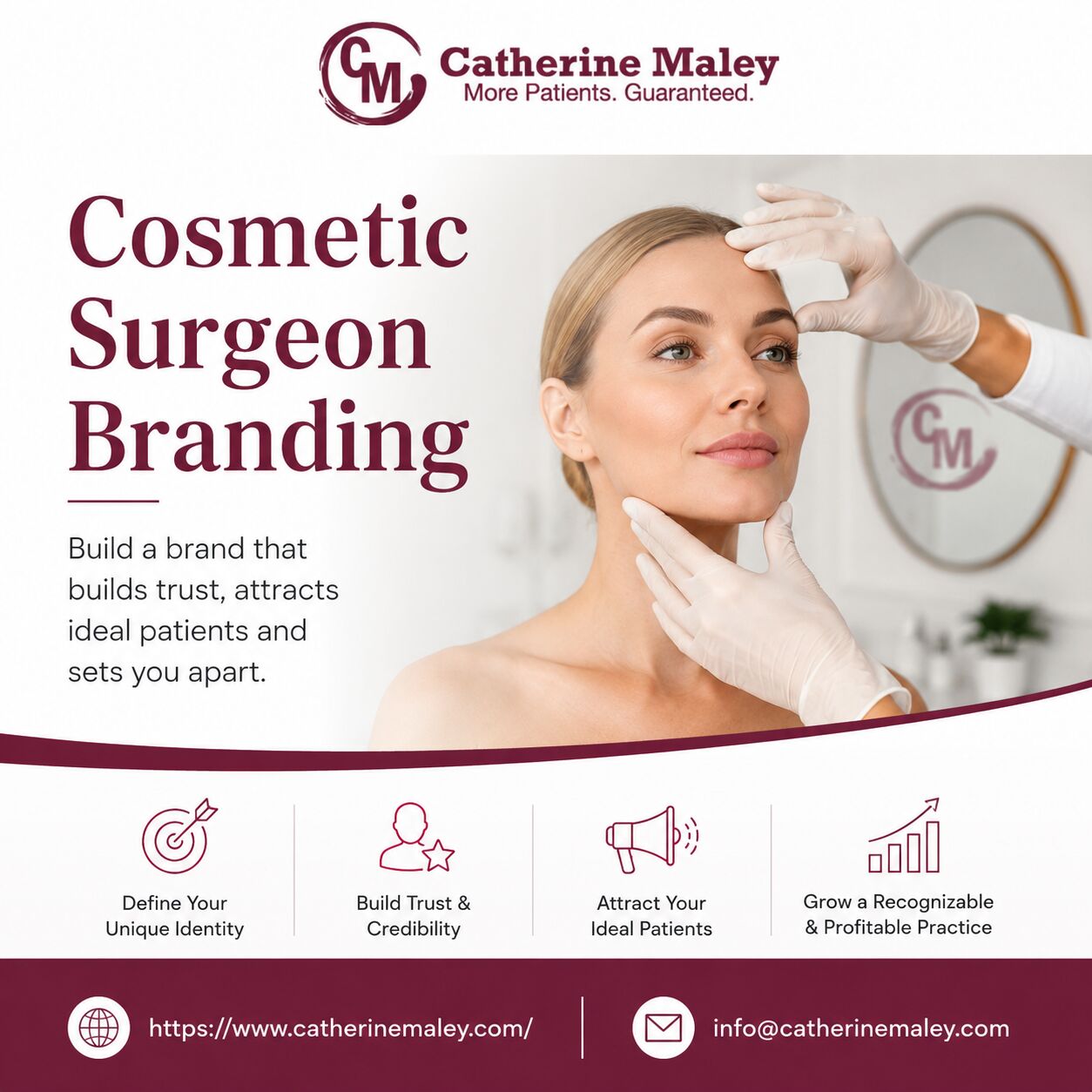 New York, Marketing, Is Your Cosmetic Surgeon Branding Costing You Patients? Catherine Maley Can Help