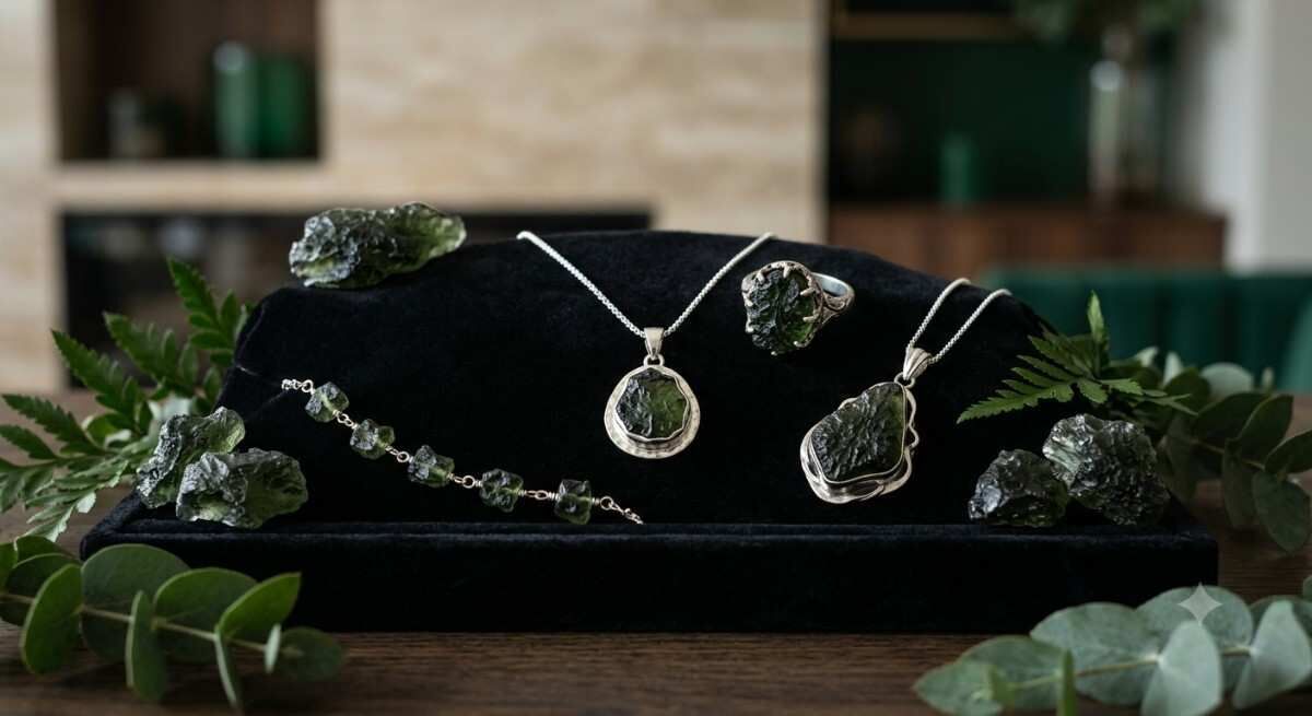 London, Jewelry, EUR 298,  Buy Moldavite Jewellery UK &ndash; Authentic Crystal Collection