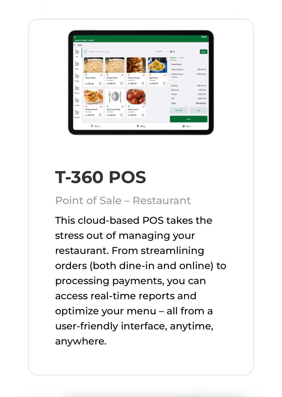 Riyadh, ERP, RETAIL/RESTAURANT POS ZATCA PHASE I & II